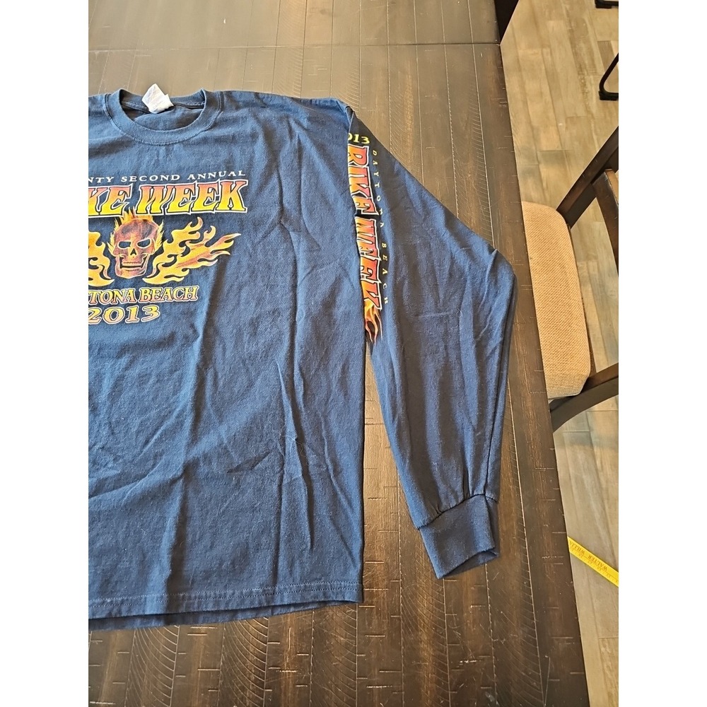 Fruit of the Loom Men Daytona Beach Shirt Bike Week 2013 Florida Biker Wear 2xl - Picture 5 of 11
